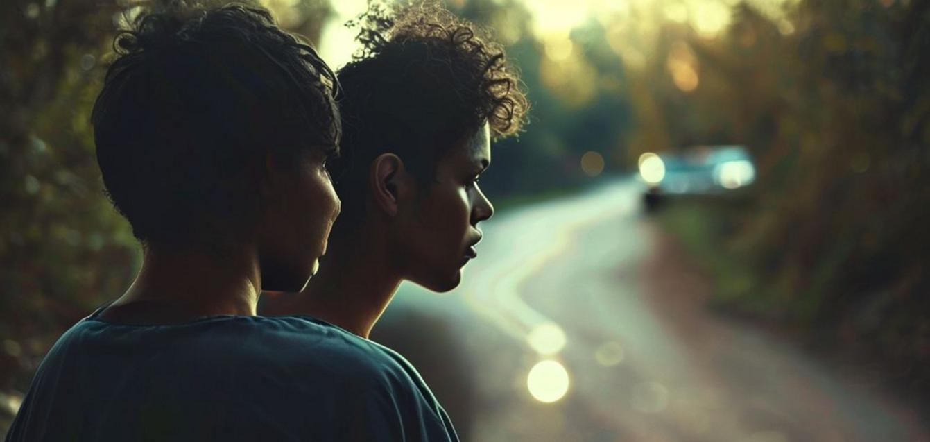 A person thoughtfully considering complex choices, representing the difficult decisions patients face regarding surgical risks and chronic pain.