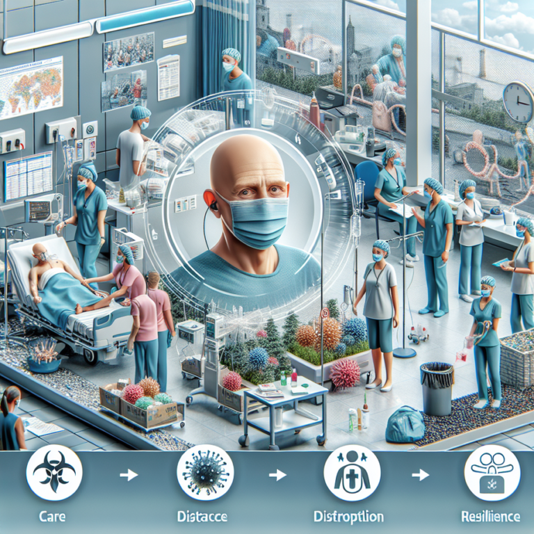 Cancer patient receiving care amid pandemic disruptions.